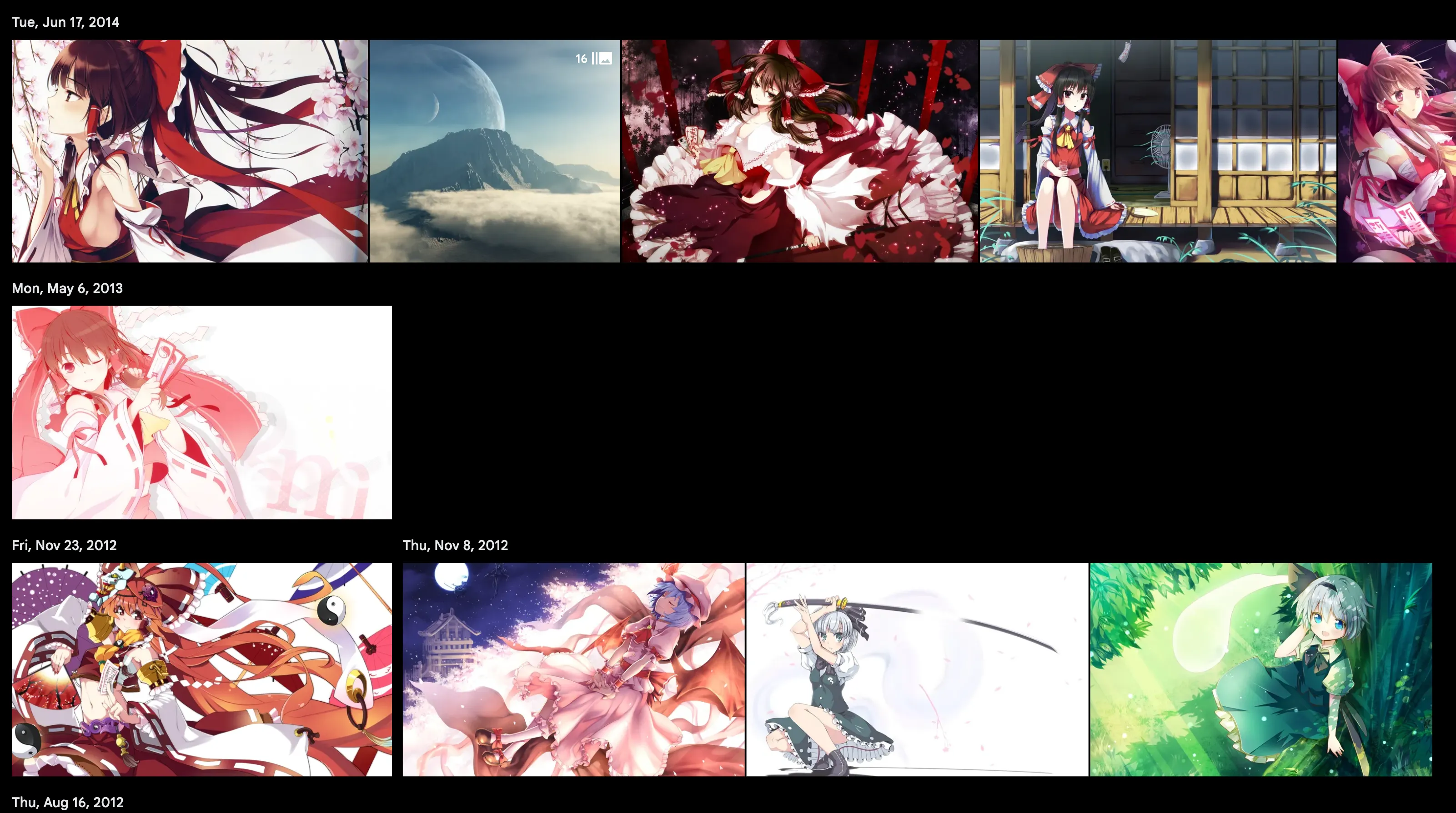 找不到當年的物證了,只能給妳們看看我的收藏夾,我是真老二次元 😇