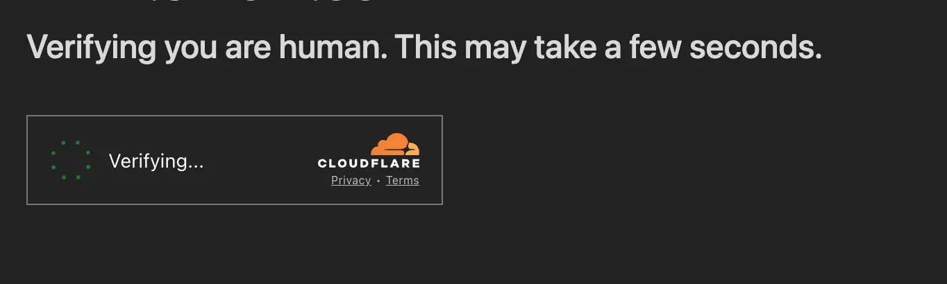 Cloudflare Turnstile