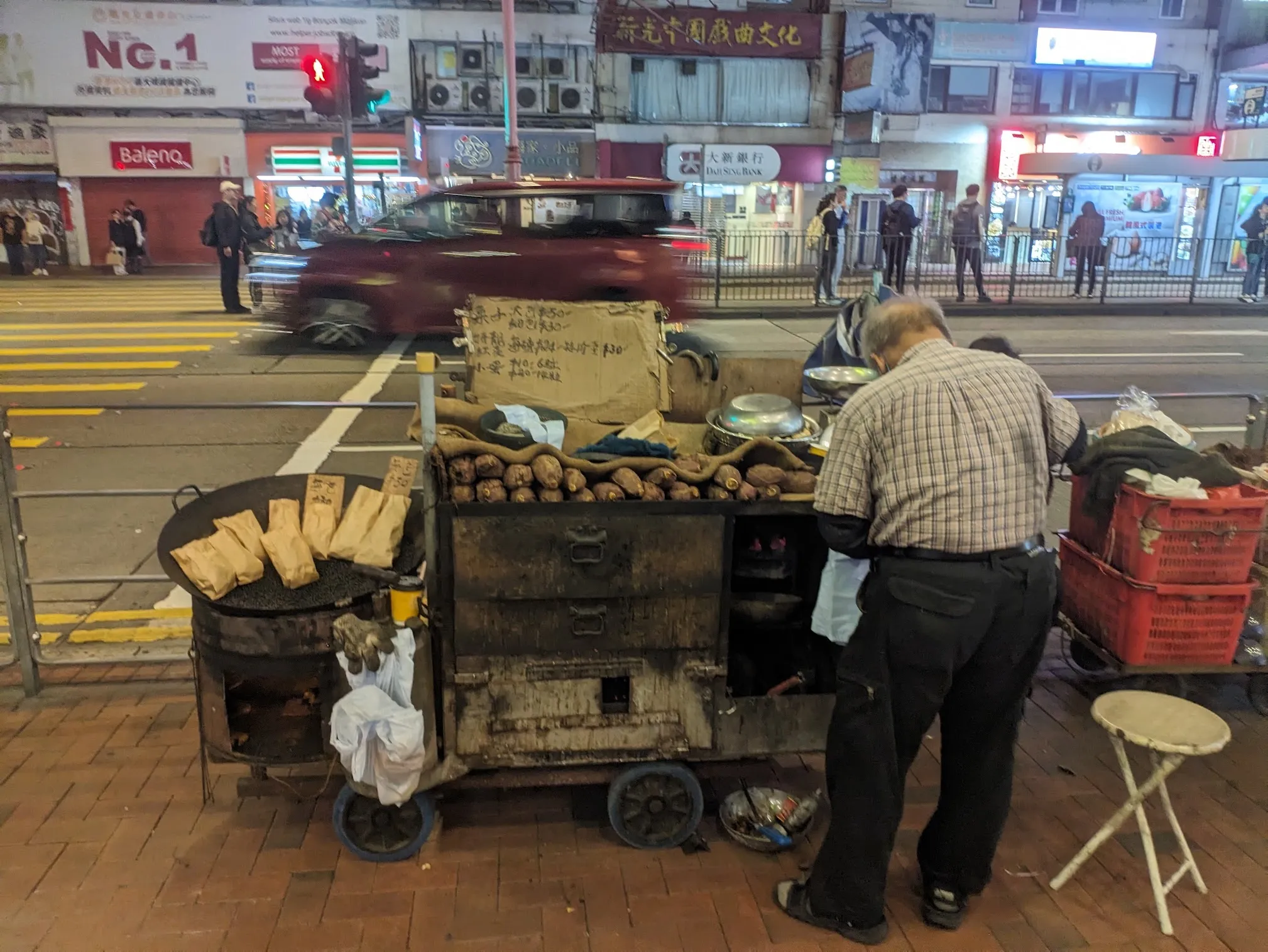 香港紅薯攤