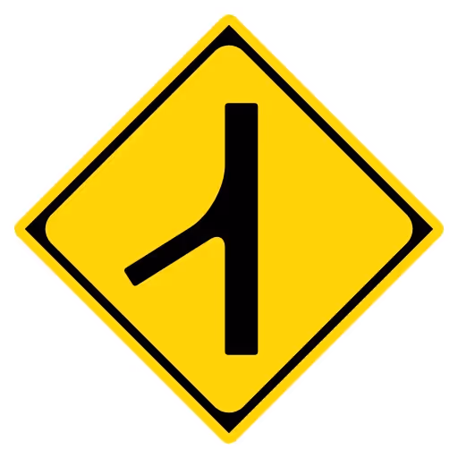 當心左側車輛匯入