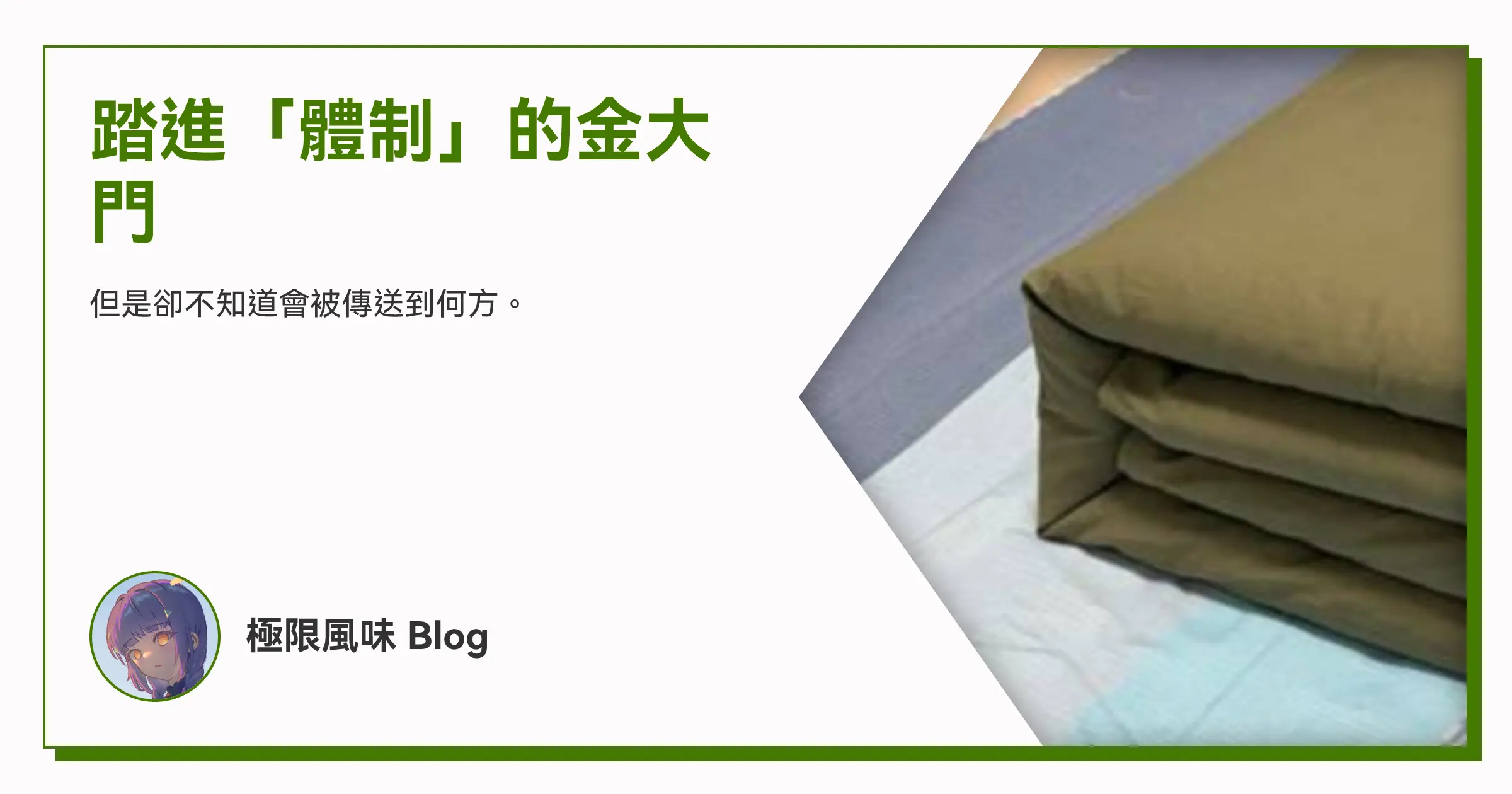 踏進「體制」的金大門 OG image